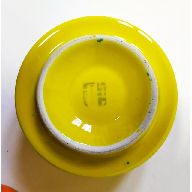 1970s Postmodern Ceramic Set from SIC, 1970s, Set of 5 For Sale - Image 5 of 7