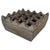 Mid-Century Modern Danish Aluminum Ashtray — Geometric Op-Art Design in the Style of Ultima 15 / Diverse Ting, 1970s...