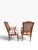 1976 Kindel French Provincial Carved Wood Cane Back Armchairs – Pair For Sale - Image 11 of 16