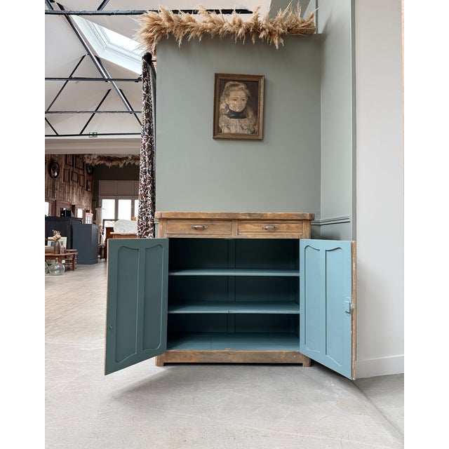 Patinated Parisian Buffet, 1950s For Sale - Image 4 of 17