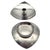 Metal Stelton Denmark Danish Modern Stainless Taper Candle Holder Pair 3.25" For Sale - Image 7 of 9