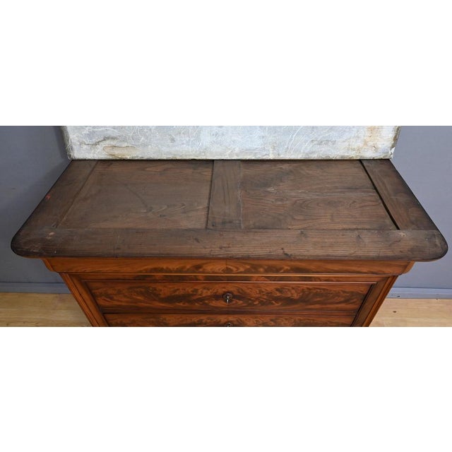 Louis Philippe Style Mahogany Chest of Drawers, Late 19th Century For Sale - Image 16 of 18