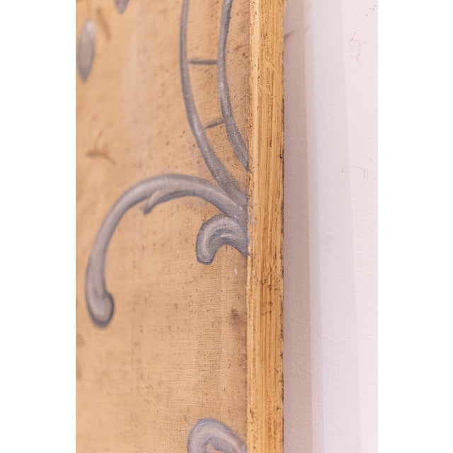 French 18th Century Hand-Painted Pastoral Panels with Fruit Vases and Birds - A Pair For Sale - Image 11 of 12