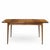 Broyhill Brasilia Mid Century Expanding Walnut Dining Table With 3 Leaves For Sale In Chicago - Image 6 of 10