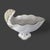 Ugo Zaccagnini Vintage Italian Neoclassical Nautilus Shell Ceramic Planter For Sale - Image 4 of 15