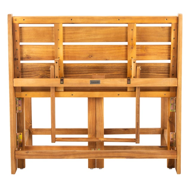 Belamy Outdoor Transformer Bench in Natural For Sale - Image 4 of 10