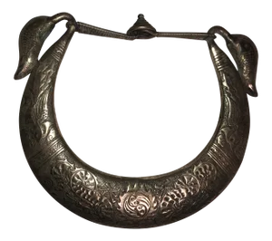 Chinese Silver Ceremonial Artifact With Bird Motif