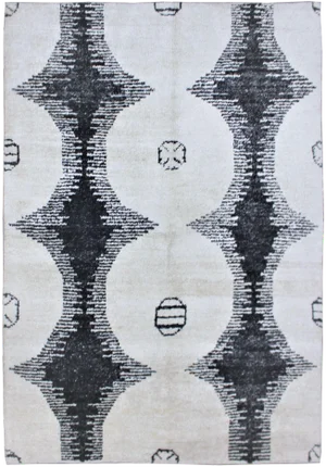 Aara Rugs Inc. Hand Knotted Bamboo Rug - 9′ × 12′