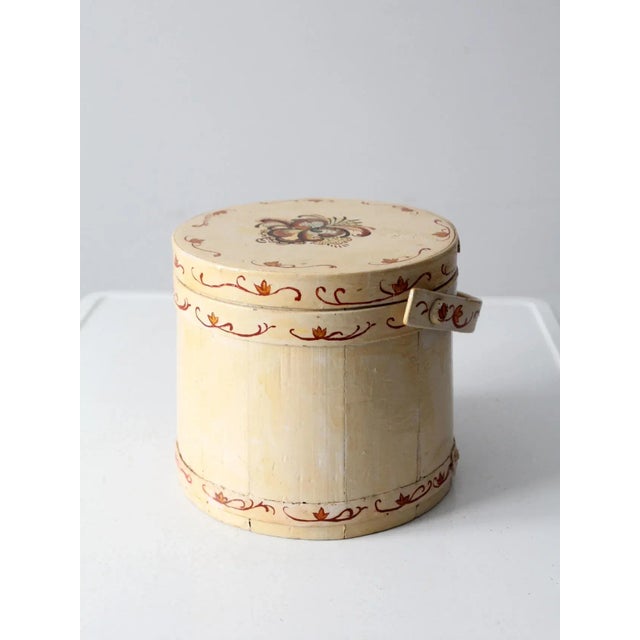 Early 20th Century Vintage Painted Sugar Bucket For Sale - Image 5 of 13