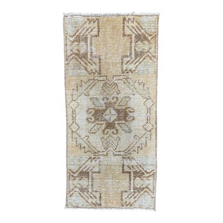 Turkish Yastik Rug 1'4" x 2'10" For Sale