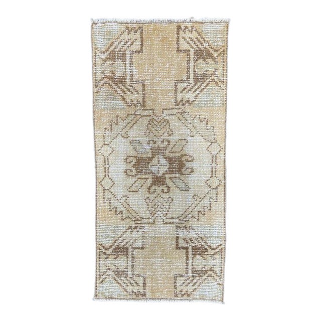 Turkish Yastik Rug 1'4" x 2'10" For Sale