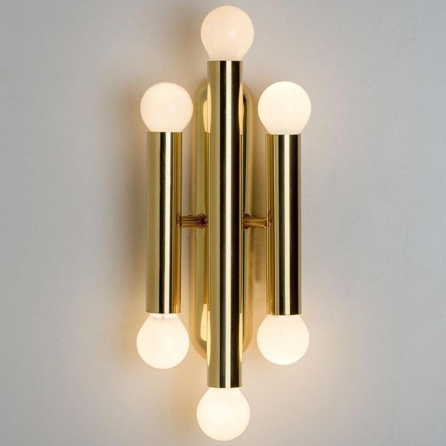 Brass Wall Light attributed to Sciolary, Italy, 1970s For Sale - Image 9 of 14