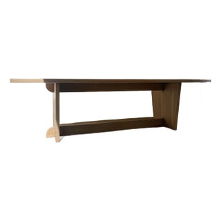 Trestle Base Dining Table For Sale