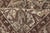 Vintage Persian Heriz Rug With Medallion Design in Brown Tone 4'1 X 5'6 For Sale - Image 11 of 12