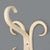 White Curved Wood Coat Hook, 1960s For Sale - Image 12 of 14