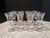 Beautiful set of Baccarat crystal wine glasses in the popular Malmaison pattern. Twelve in set. Each wine glass is signed....