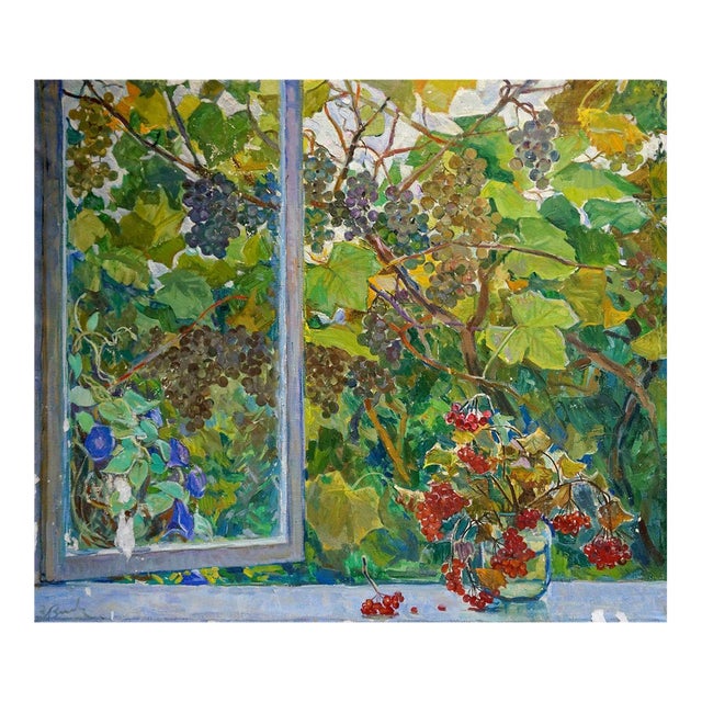 Oil Painting Autumn Volkovinskaya Zinaida Vladimirovna For Sale