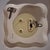 1930s Art Deco German Mechanical Wall Clock with Cream Ceramic Case from Zentra, 1930s For Sale - Image 5 of 6