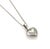 Contemporary Tiffany & Co. French Pave Diamond Platinum Heart Pendant Necklace For Sale - Image 3 of 7