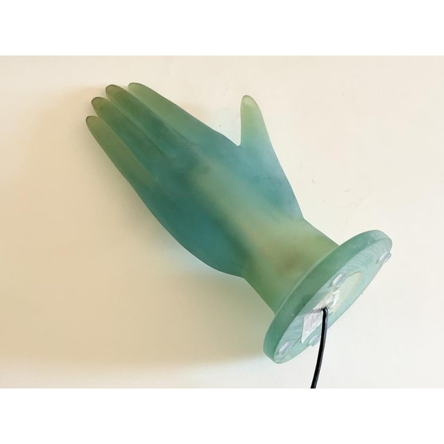 Postmodern Kara Hand Lamp by Luigi Serafini for Kundalini, Italy, 1990s For Sale - Image 3 of 10