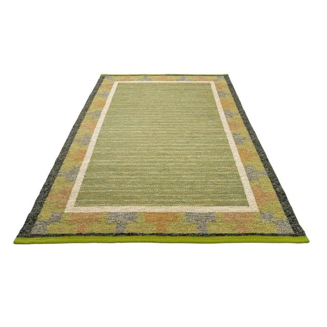 Mid-Century Scandinavian Modern Rug, 1960s For Sale - Image 6 of 6