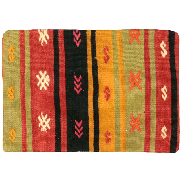 1960s Turkish Kilim Pillow For Sale