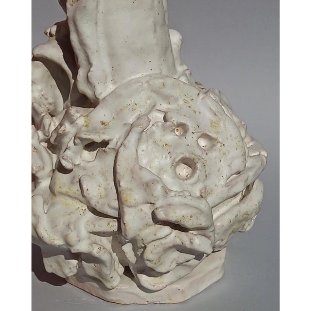 Ceramic Sculptural Glazed Ceramic Vase 'La Demoiselle D’Avignon' by Diane Grant For Sale - Image 7 of 9