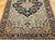 19th Century Persian Farahan Sarouk Rug, Hand-Knotted Wool, Floral Medallion Pattern, Ivory & Navy, 4x5 For Sale - Image 11 of 16
