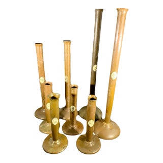 Early 20th Century Benedict Studios Set of Eight Bud Vases For Sale