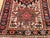 Textile Vintage Persian Heriz Karajeh Rug, Hand-Knotted Wool, Geometric Pattern, Red & Ivory, 2x3 For Sale - Image 7 of 12