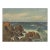 Aleksei Vasilievich Von Hanzen (1876-1937) Signed Oil Painting Seascape Coast For Sale