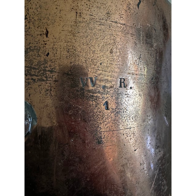 Metal 19th Century Huge Copper Pan or Stock Pot For Sale - Image 7 of 11