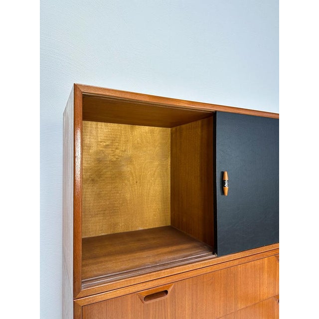 Brown Mid-Century Danish Three-Piece Teak Cabinet, 1960s For Sale - Image 8 of 14