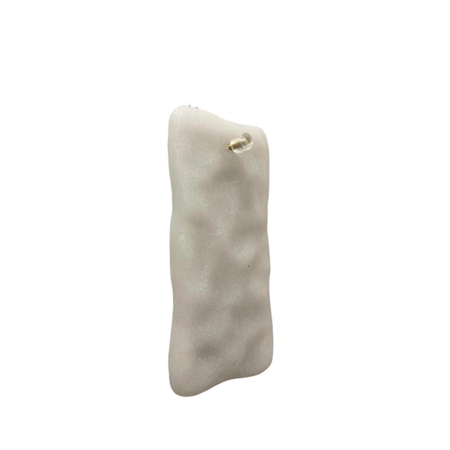 Gray Vintage Glass Wall Sconce Lamps from Kaiser Leutchen, 1960, Set of 2 For Sale - Image 8 of 9