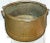 French Antique Large Hammered Copper French Cauldron Pot Bucket For Sale - Image 3 of 10