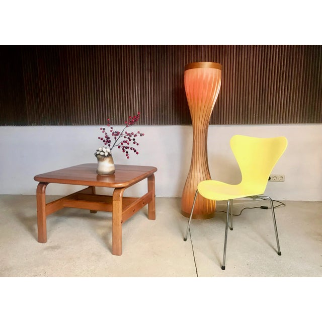 Danish Square Solid Teak Side or Coffee Table, 1960s For Sale - Image 6 of 16