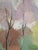 Mid-Century Modern 'Pastel Grove' Vintage Original Landscape Oil Painting, Framed For Sale - Image 12 of 14