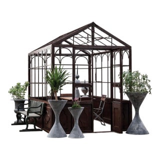 Matthew Izzo Home Cast Iron Orangerie Garden House - Small For Sale