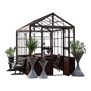 Matthew Izzo Home Cast Iron Orangerie Garden House - Small