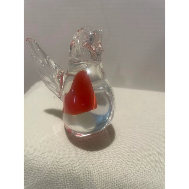 Figurative Vintage Murano Glass Bird For Sale - Image 3 of 4