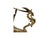 Pink Pink/Red Marble Sphere Brass on Dragon Stand For Sale - Image 8 of 11