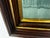 Green “Cabin Fern" Green Abstract Art in Antique Frame, Transitional Living Room Art by JTS For Sale - Image 8 of 10