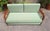 Paolo Buffa Sofa Bed in Wood and Green Fabric from Paolo Buffa, 1940s For Sale - Image 4 of 7