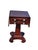 Brown 1840 American Mahogany Empire Drop Leave Side Table. For Sale - Image 8 of 17