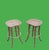 Late 20th Century Marge Carson Hollywood Regency Elephant Bar Cart With Matching Bar Stools, 3 Pieces For Sale - Image 10 of 11