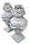 Cast Stone Garden Amphorae, 1980s, Set of 2 For Sale