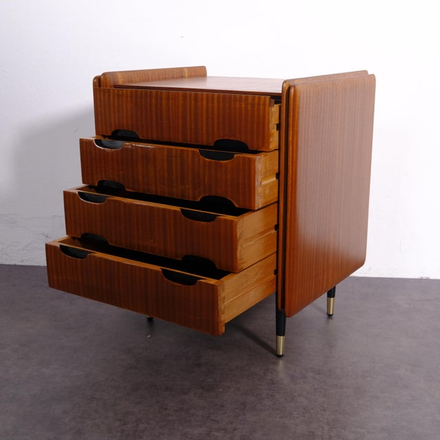 Scandinavian Wooden Chest of Drawers, 1950s For Sale - Image 13 of 18