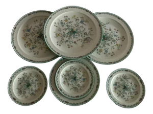 Vintage Noritake Paradise “8223” Dinner, Salad,Bread Plates S/7