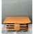 Camel Vintage Stacked Rattan Coffee Table After Paul Frankl For Sale - Image 8 of 12
