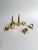 1980s Star Gold Brass Napkin Rings from Whimsigoth, 1980s, Set of 6 For Sale - Image 5 of 5